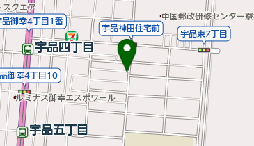 カープ鳥 宇品スタジアムの地図画像