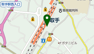 いろり庵 きらく 取手店の地図画像