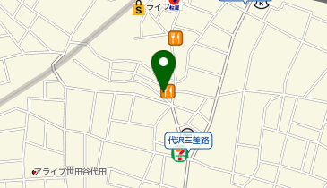 ナチュラルクレープ 下北沢店の地図画像