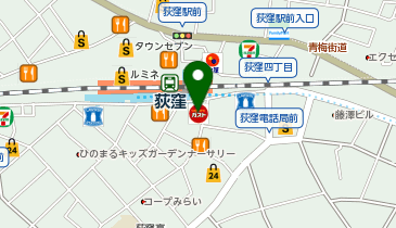 星乃珈琲店荻窪店の地図画像