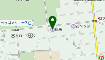 しらぎくカフェの地図画像