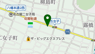 カフェジーエーの地図画像