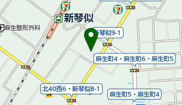 牛かつ いち華の地図画像