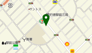 焼肉 天神の地図画像