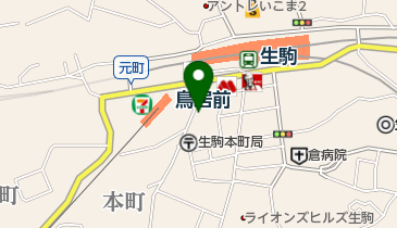 ナマステキッチンレッドの地図画像