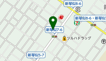 喫茶しらの地図画像