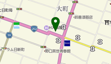 會津バルの地図画像