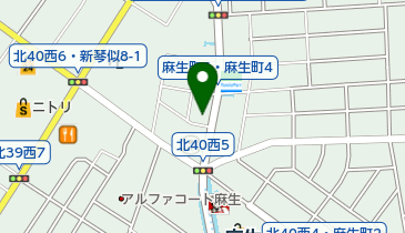 いなほ 寿しの地図画像