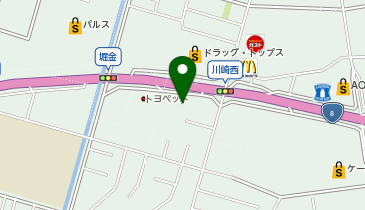 快活CLUB 長岡川崎店の地図画像