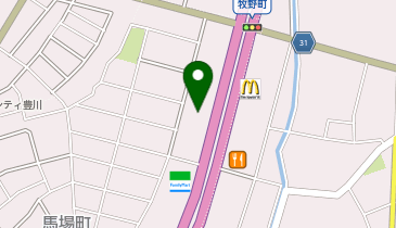 快活CLUB 豊川インター店の地図画像