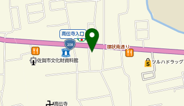 快活CLUB 佐賀本庄店の地図画像