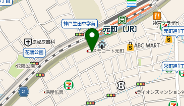 快活CLUB 神戸元町駅前店の地図画像