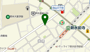 焼肉 八米の地図画像