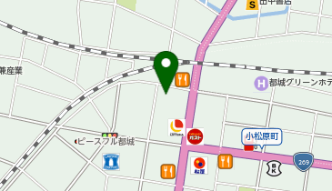快活CLUB 都城店の地図画像