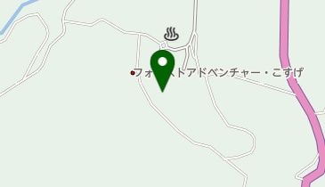 道の駅こすげ 源流レストランの地図画像