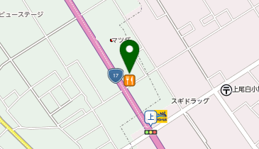 北海道生まれ 和食処とんでん 桶川末広店の地図画像