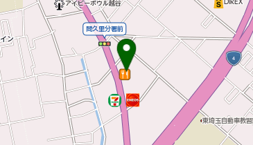 北海道生まれ 和食処とんでん 越谷大袋店の地図画像