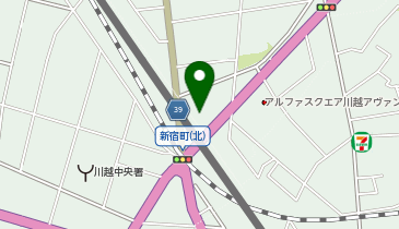 北海道生まれ 和食処とんでん 川越富士見店の地図画像