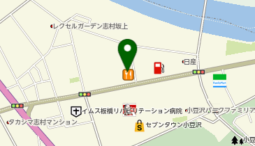 北海道生まれ 和食処とんでん 志村小豆沢店の地図画像