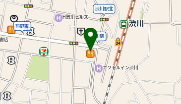 北海道生まれ 和食処とんでん 渋川店の地図画像