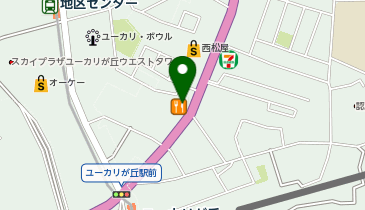 北海道生まれ 和食処とんでん ユーカリが丘店の地図画像