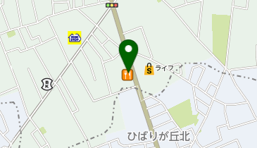 北海道生まれ 和食処とんでん 新座店の地図画像