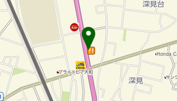 北海道生まれ 和食処とんでん 大和店の地図画像