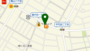 北海道生まれ 和食処とんでん 星が丘店の地図画像