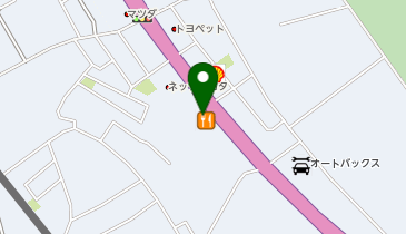 北海道生まれ 和食処とんでん 野田店の地図画像