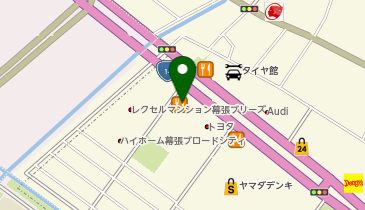 北海道生まれ 和食処とんでん 幕張店の地図画像