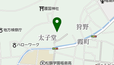 信夫山文庫の地図画像