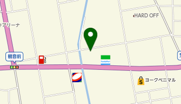 快活CLUB 会津インター店の地図画像