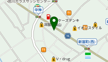 めん房本陣 砺波店の地図画像