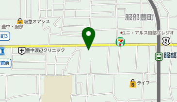 ヒラオカ食堂の地図画像