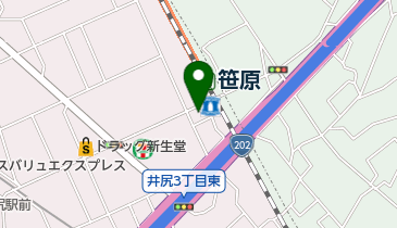 水色食堂の地図画像