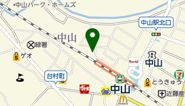 焼鳥 大和家の地図画像