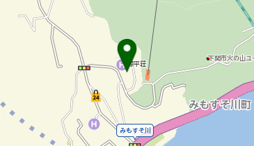 関門の宿 源平荘の地図画像