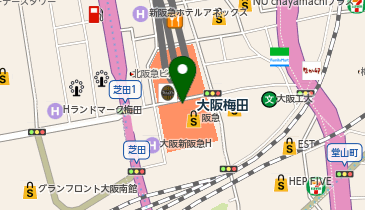 茶青花 阪急三番街店の地図画像