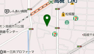 ECHELON TEA HOUSE高槻の地図画像