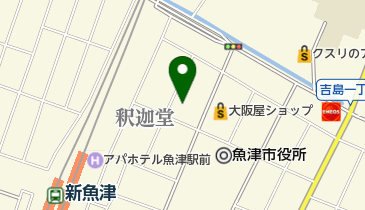 カラオケかふぇ和の地図画像