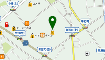 築地銀だこ イオンモールとなみ店の地図画像