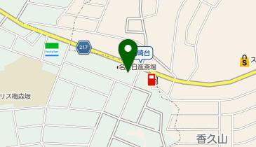 桃李蹊 梅森坂店の地図画像