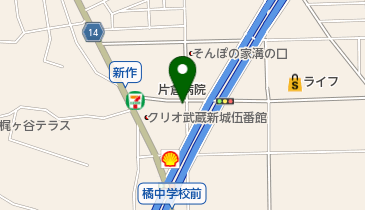 寿楽飯店の地図画像