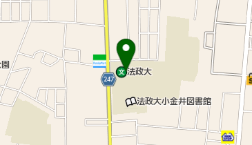 法政大学生協 東館食堂の地図画像