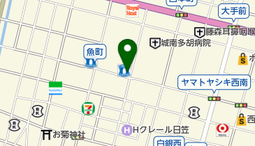 肴膳 まえ畑の地図画像