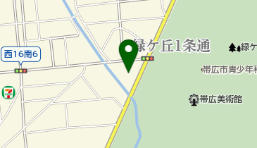 スーリヤ 帯広店の地図画像