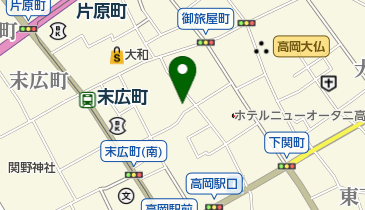 割烹 千鳥の地図画像