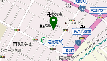 日本料理 くりた 静岡の地図画像