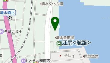 まぐろや やす兵衛(やすべえ) 清水河岸の市いちば館の地図画像