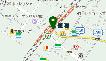 デリカフェ キッチン草津の地図画像